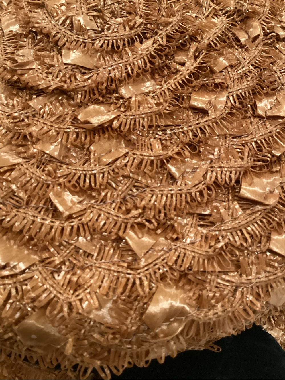 VTG Rawak Facinator Hat.. velvet Bow, 1960s church hats .. Rawak - Picture 8 of 10
